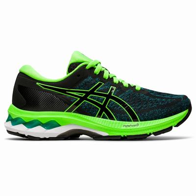 Asics Gel-Kayano 27 GS - Lasten Juoksukengät - Mustat/Vihreä